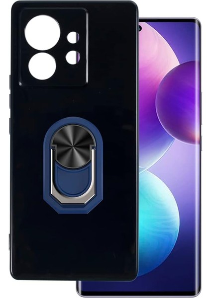 Infinix Zero 30 4g Kılıf Kamera Korumalı Yüzüklü Kickstand Mat Kapak