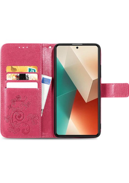 Xiaomi Redmi Not 13 4g Dört Yapraklı Yonca Telefon Kılıfı (Yurt Dışından)
