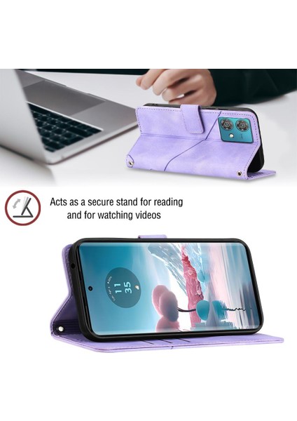 Motorola Moto Kenar 40 Neo Manyetik Deri Telefon Kılıfı (Yurt Dışından) fırsatları
