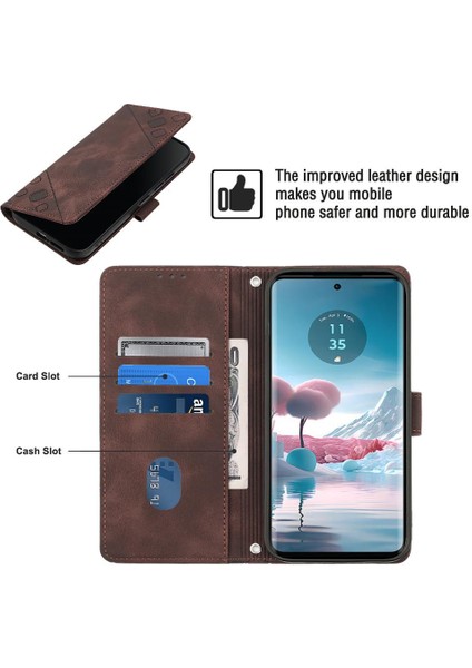 Motorola Moto Kenar 40 Neo Manyetik Deri Telefon Kılıfı (Yurt Dışından) modelleri