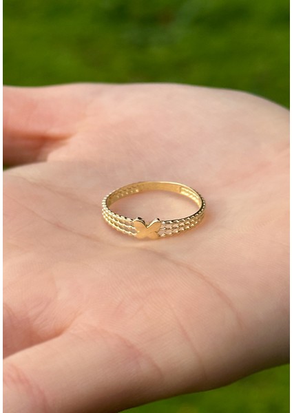 Çıtır Kelebek Altın Yüzük CGKYZK0199 fiyatları