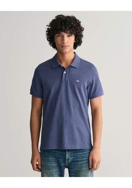 Erkek Lacivert Regular Fit Logolu Polo 2210.902