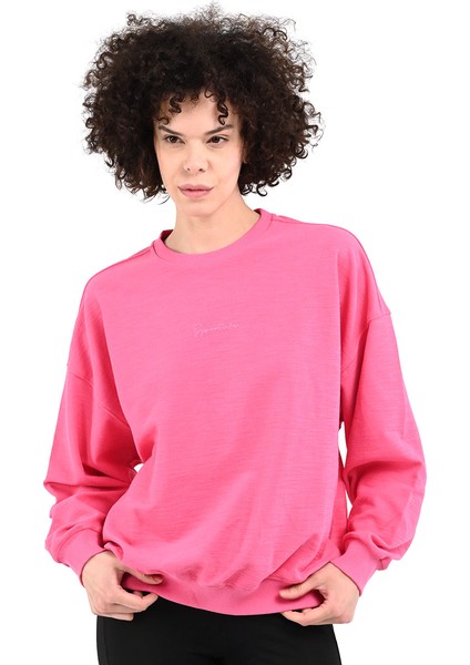 Luna Kadın Pembe Günlük Stil Sweatshirt 24YKTL13D22-PMB indirimleri