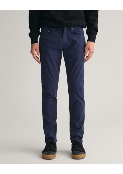 Erkek Lacivert Slim Fit Jean 1000262.410 fırsatları