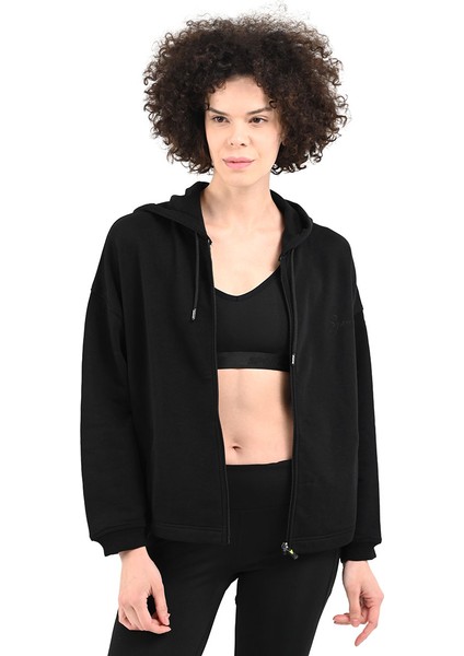 Piena Kadın Siyah Günlük Stil Sweatshirt 24YKTL13D21-SYH indirimleri