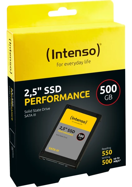 Performance 500GB 550MB-500MB Sata3 SSD