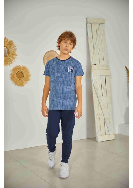 Erdem Weweus Lacivert Erkek Çocuk Pijama Takımı 813