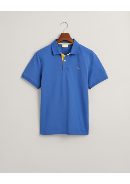 Erkek Mavi Regular Fit Polo 2062026.407 fırsatları