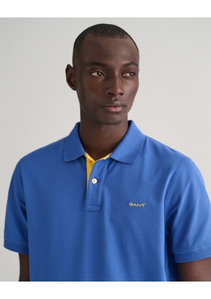 Erkek Mavi Regular Fit Polo 2062026.407 indirimleri