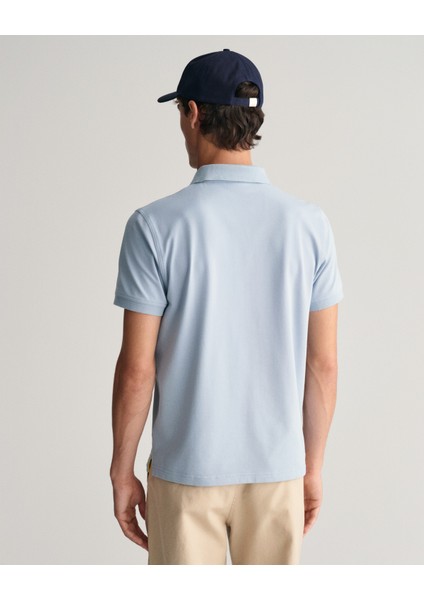 Erkek Mavi Regular Fit Polo 2062026.474