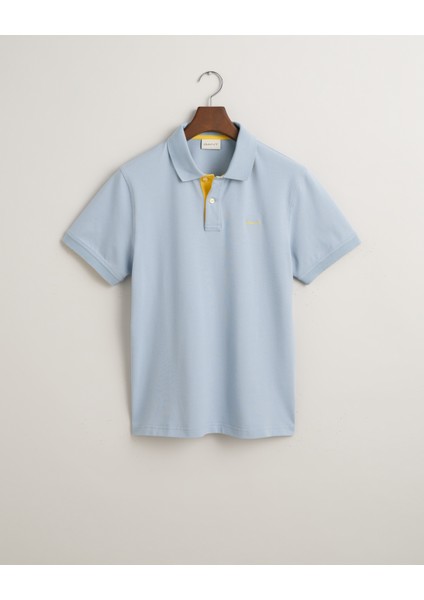 Erkek Mavi Regular Fit Polo 2062026.474