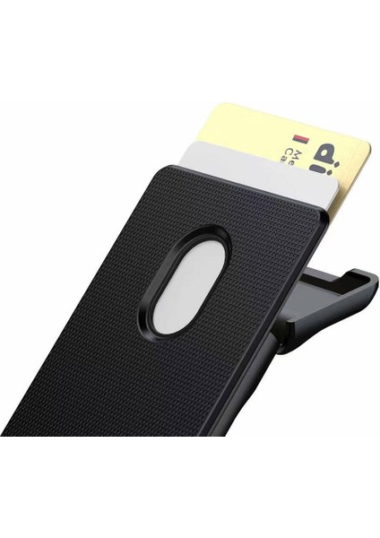 Samsung Galaxy S24 Plus Kılıf Crd-05 Sade Tasarımlı 2 Hazneli Pu Magnetik Standlı Kartlık