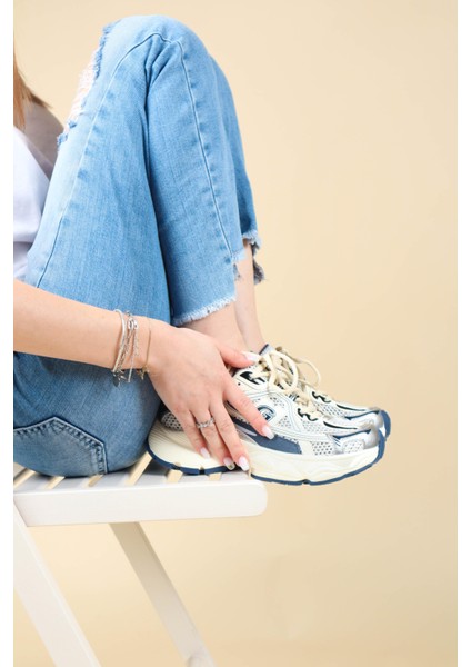 GUJA File Kalın Taban Spor Ayakkabı LACİVERT indirimleri