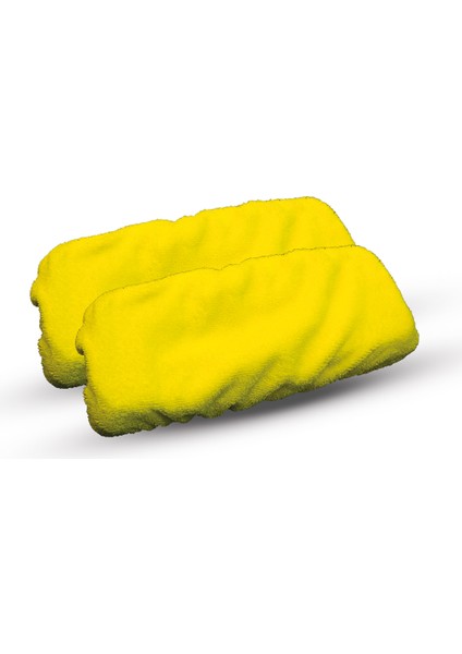 2 Adet Sarı Yedek Buharlı Temizleyici Paspas Bezi Fakir Atmos Için Uyumlu