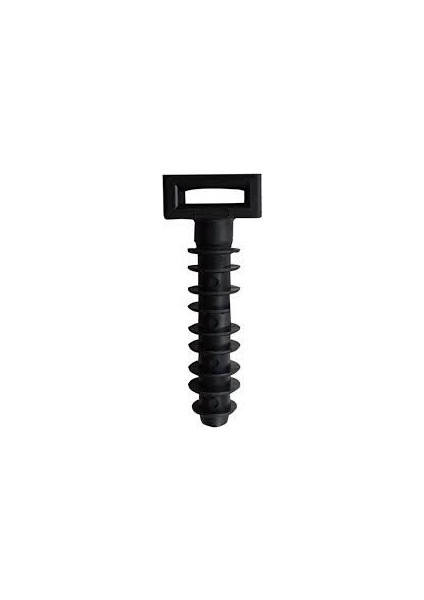 100 Adet Çetsan Kablo Bağı Dübeli Siyah 8 Mm. (Lok Kroşe) DB.0155