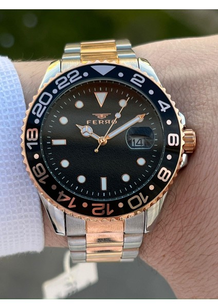 Çelik Kordon Takvimli 30 mt Su Geçirmez Erkek Kol Saat EFM11253-E2 fiyatları