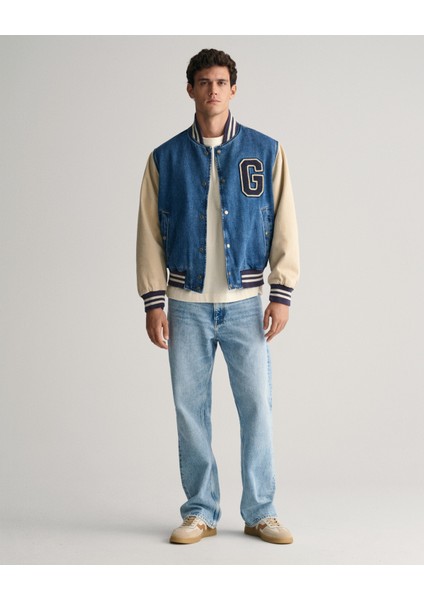 Erkek Lacivert Relaxed Fit Hakim Yaka Logolu Ceket 7006418.961 fiyatları