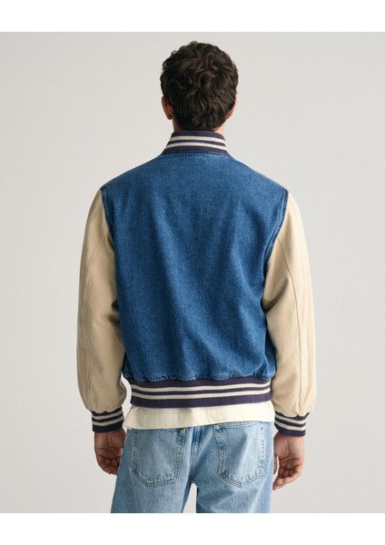 Erkek Lacivert Relaxed Fit Hakim Yaka Logolu Ceket 7006418.961 modelleri