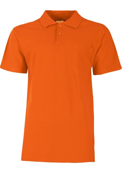 Lakos Polo Yaka Tshırt Turuncu-M