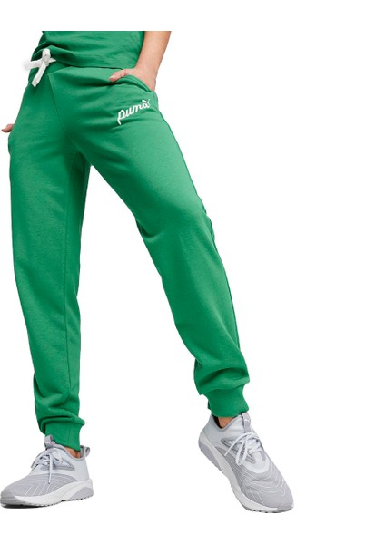 Essential+ Kadın Yeşil Günlük Stil Eşofman Altı 67935086