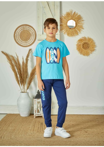 Erdem Weweus Mavi Erkek Çocuk Pijama Takımı 815