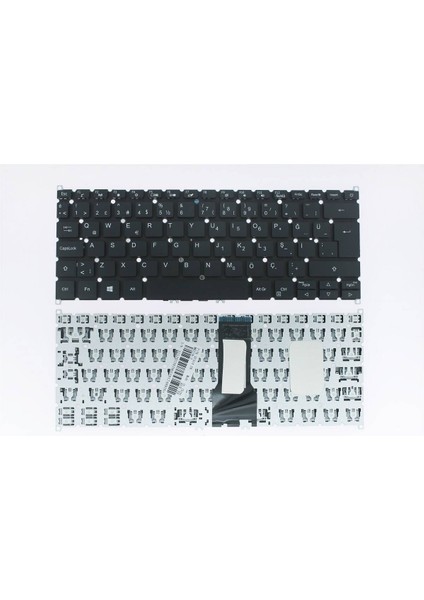 Acer ile Uyumlu Aspire 5 A514-52G Uyumlu Laptop Klavye Siyah