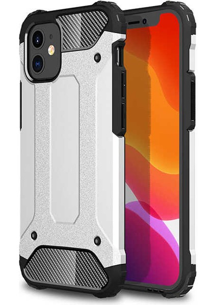 iPhone 12 Pro - Uyumlu Zore Crash Silikon Kapak-Gri