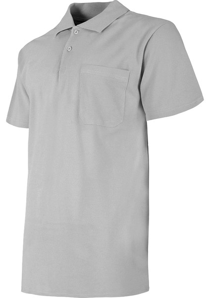 Lakos Polo Yaka Tshırt Melaj Gri-4Xl fiyatları