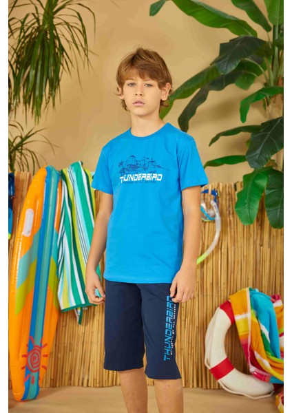 Erdem Weweus Mavi Erkek Çocuk Pijama Takımı 811