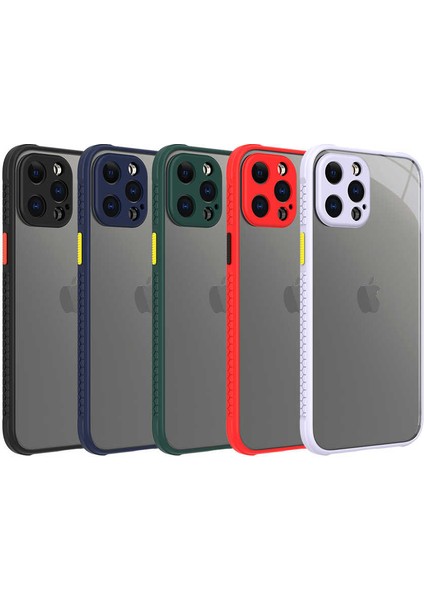 iPhone 12 Pro Max - Uyumlu ​​zore Kaff Kapak-Kırmızı