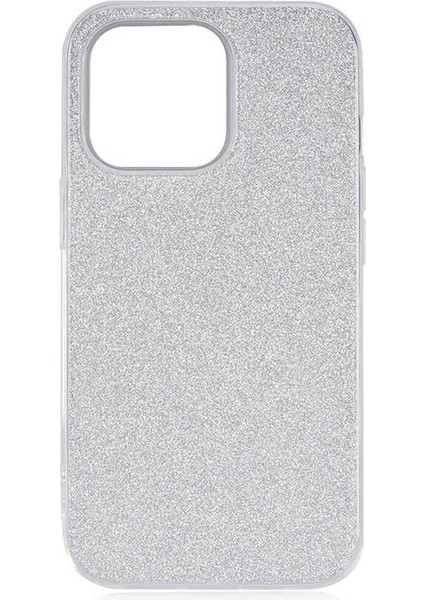 iPhone 13 Pro - Uyumlu Zore Shining Silikon-Gri