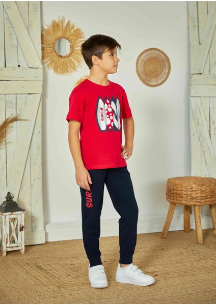 Erdem Weweus Kırmızı Erkek Çocuk Pijama Takımı 815