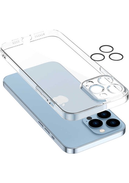 iPhone 13 Pro Max - Uyumlu Zore Fizy Kapak-Renksiz