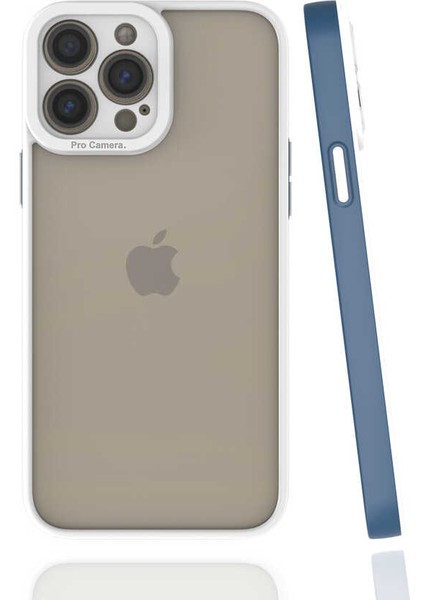 iPhone 13 Pro Max - Uyumlu Zore Mima Kapak-Lacivert