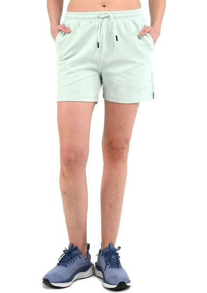 Kadın Yeşil Günlük Stil Şort 24YKTL15D23-YSL