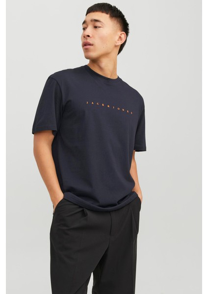 Star Pamuklu Relaxed Fit Bisiklet Yaka T Shirt Erkek T Shirt 12234746