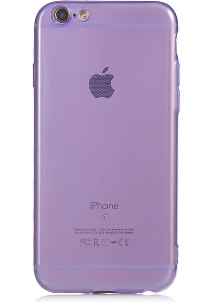iPhone 6 - Uyumlu Zore Mun Silikon-Mor