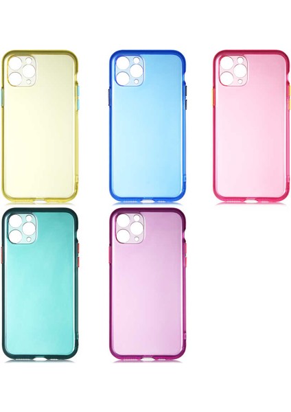 iPhone 11 Pro Max - Uyumlu Zore Bistro Kapak-Pembe