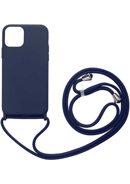 iPhone 12 Pro Max - Uyumlu Zore Ropi Kapak-Lacivert