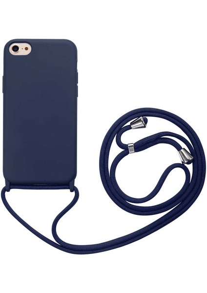 iPhone 8 - Uyumlu Zore Ropi Kapak-Lacivert