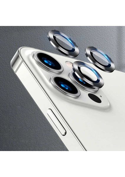 iPhone 12 Pro Max Uyumlu Zore Cl-07 Kamera Lens Koruyucu-Koyu Gri