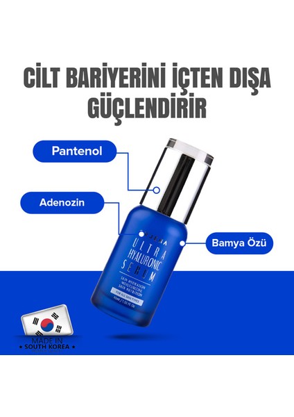 Ultra Hyaluronıc SerumHyalüronik Asit İçeren Yoğun Nemlendirici ve Besleyici Serum Ultra Hyaluronic Serum 45ml