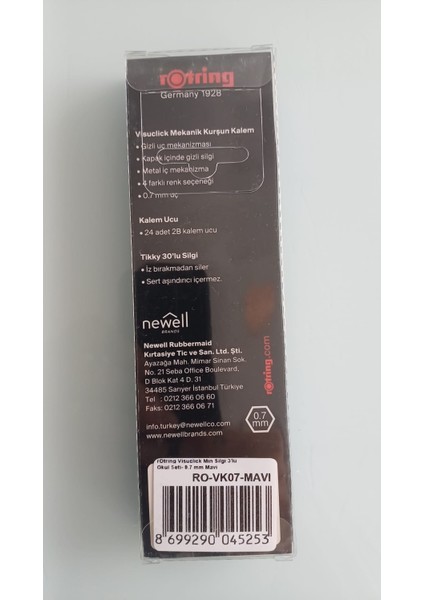 Visuclick 0.7 mm Mavi Versatil Okul Seti