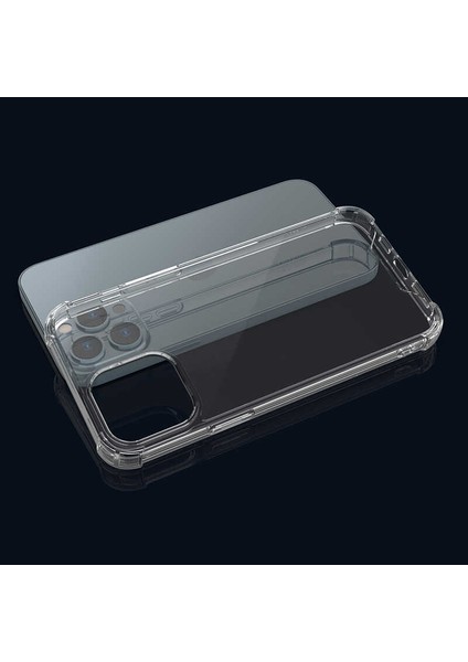 iPhone 13 Pro Max - Uyumlu Zore Nitro Anti Shock Silikon-Renksiz