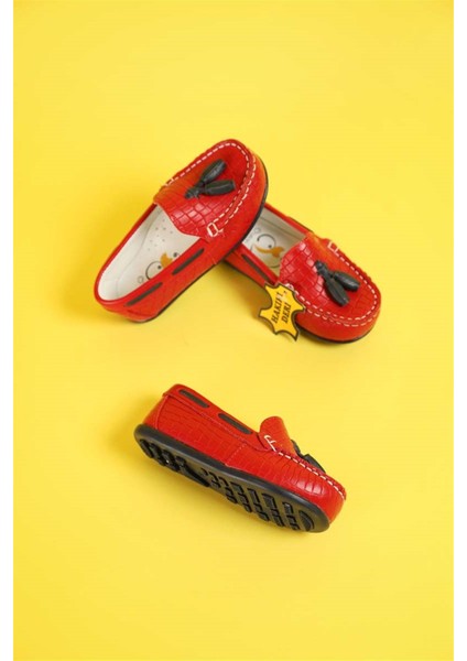 Erkek Çocuk Hakiki Deri Bordo Timberland