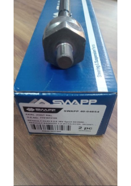 Oem : 7701473655 -/ Rot Kolu ( Mili ) Renault : Kangoo I 1997-2008 / Clio Iı 1998-2006 / Symbol 2009=> -/ 296 mm Hidrolik Direksiyon Ince Diş -/