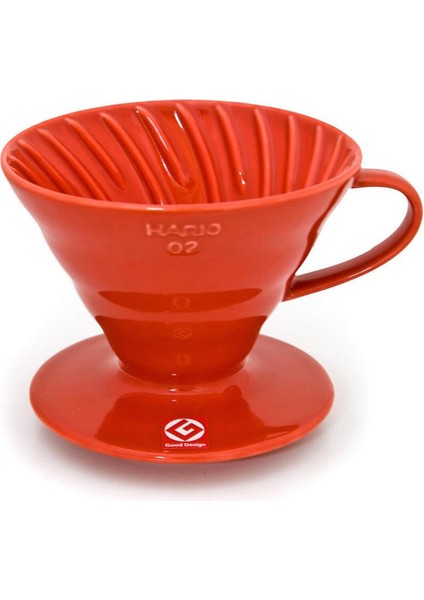 - V60 No:02 Seramik Dripper Kahve Demleme Ekipmanı | Kırmızı fiyatları