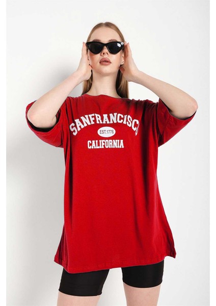 San Francisco Baskılı Unisex Tshirt