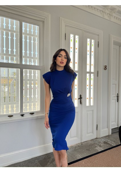 Garcia Yarım Boğazlı Drape Detaylı Kolsuz Elbise fiyatları