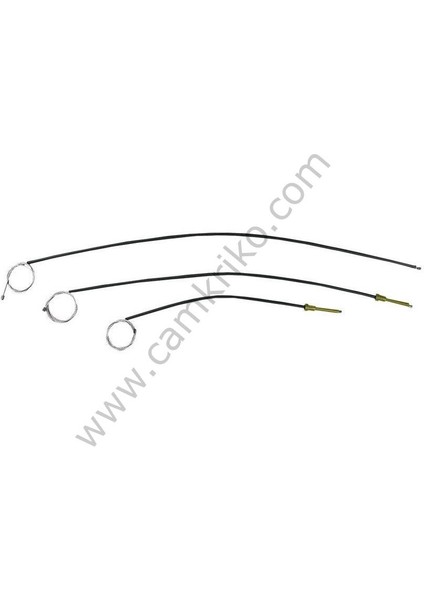 Fıesta-Fusıon Tek Kapı Cam Kriko Teli Ön Sol Sağ